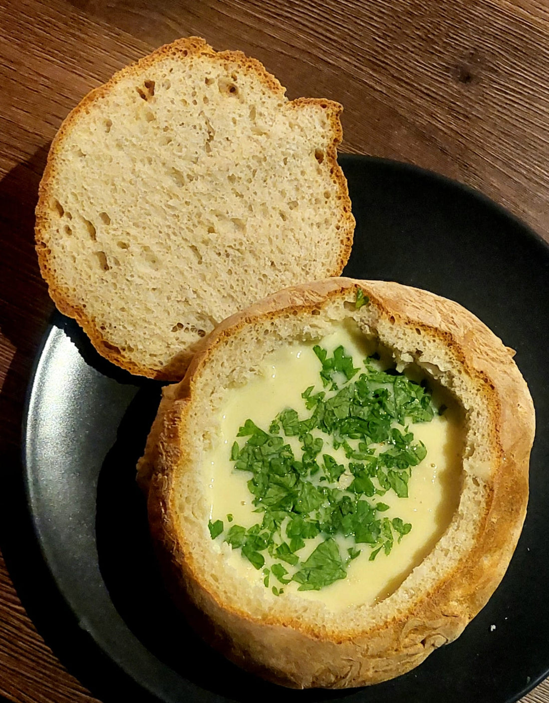 Niin ihanaa valkosipulikeittoa!