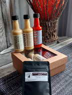 Valkosipulinen lahjapakkaus