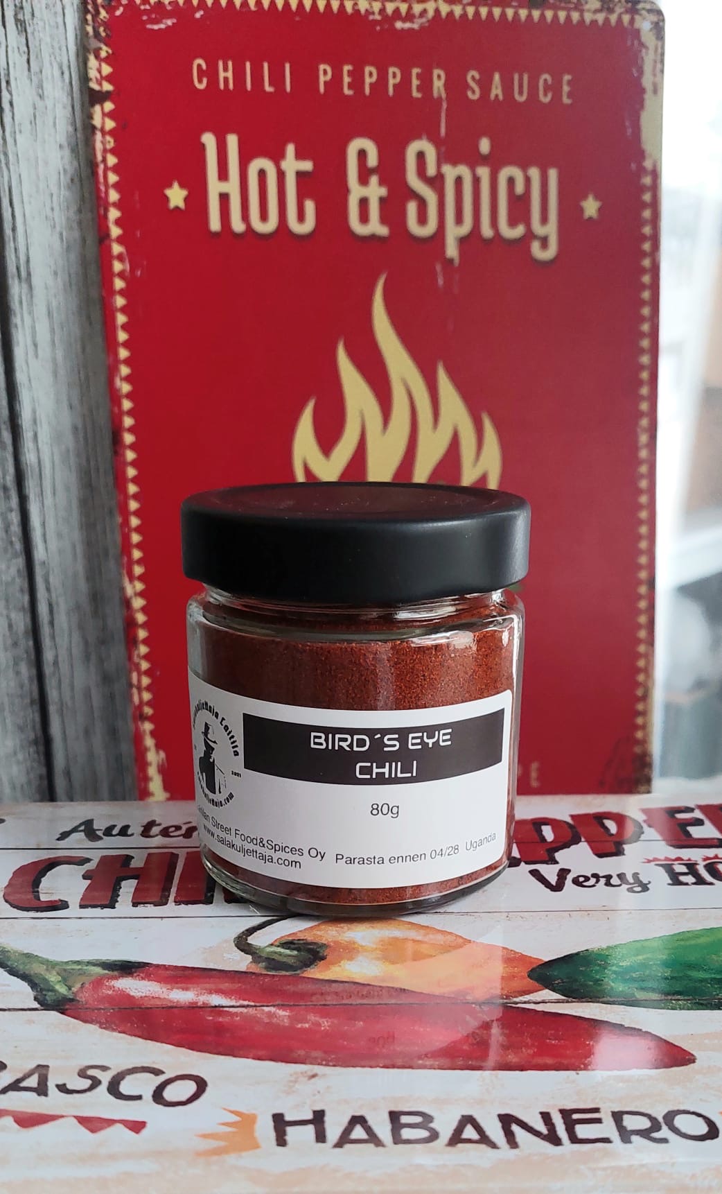 Bird´s Eye chili jauheena