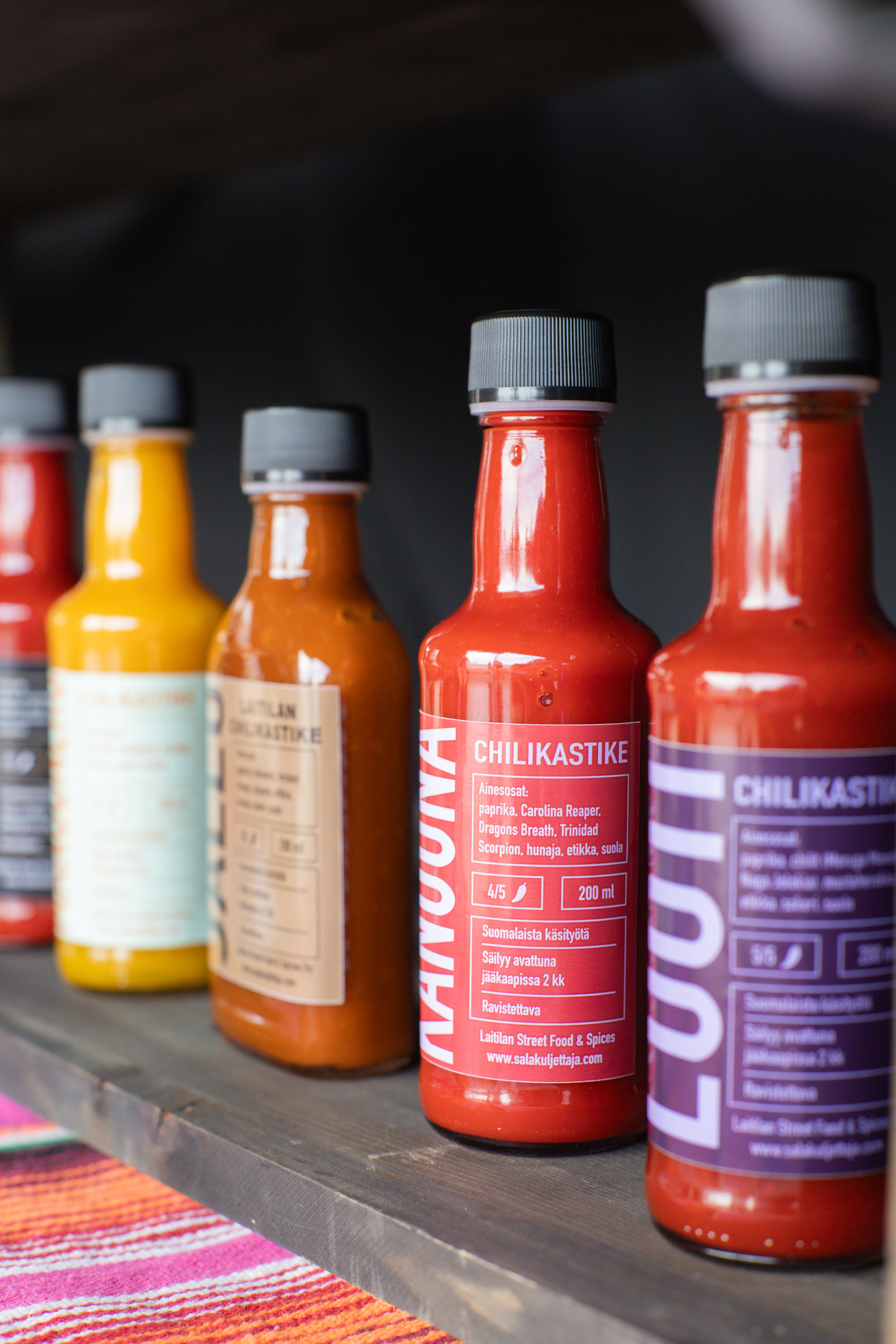 Bullet chili sauce