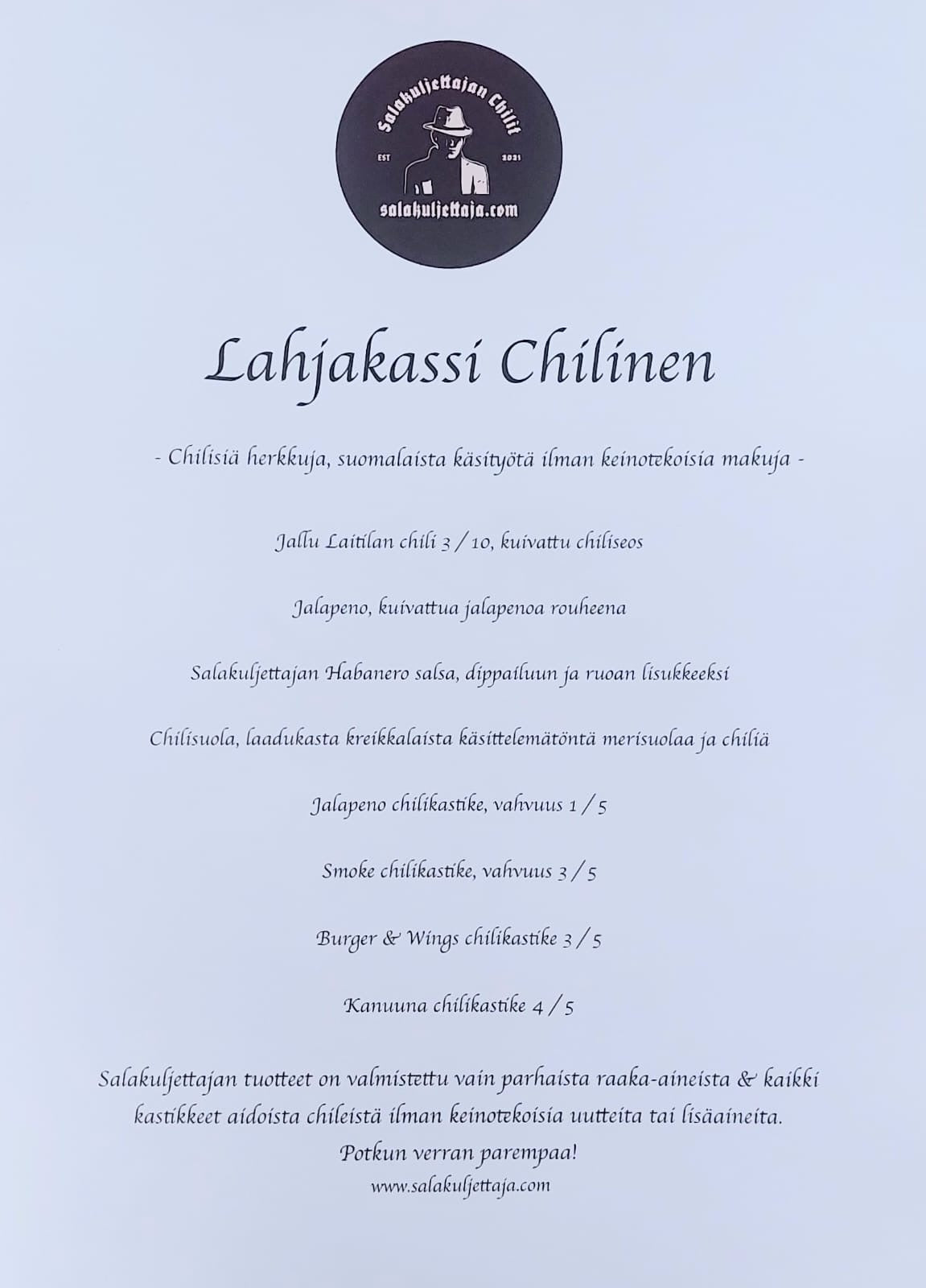 Lahjakassi Chilinen